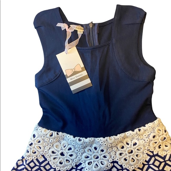 Miss Donna Navy Blue dress - Picture 3 of 5